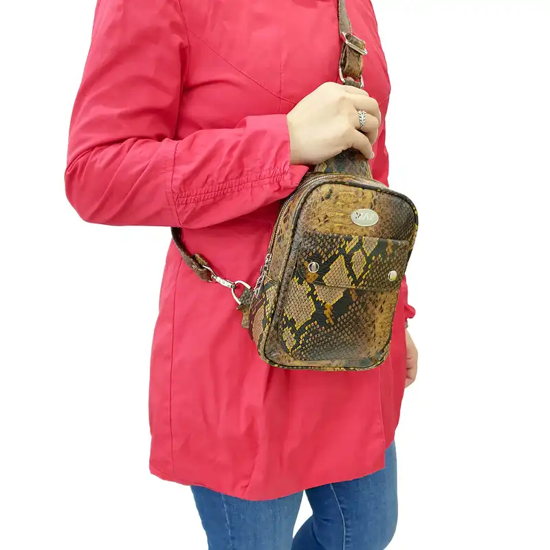 کوله پشتی نیاز چرم مدل NZ2205-PE