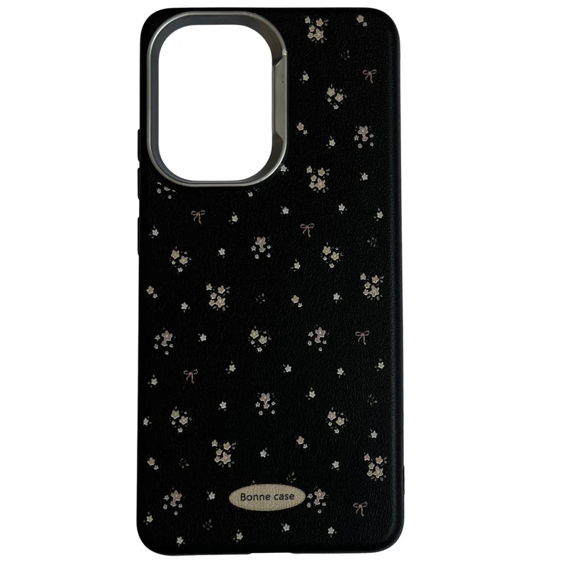 کاور مدل چرمی ژله ای طرح پاپیون و گل کد 565 مناسب برای گوشی موبایل شیائومی Poco X7 Pro