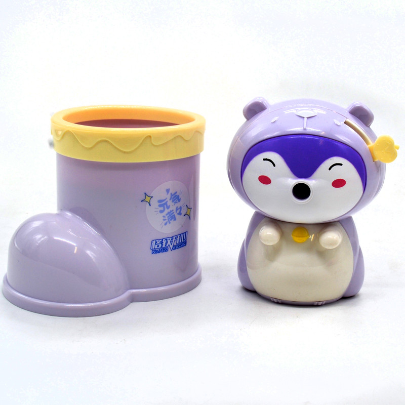 تراش رومیزی فانتزی مدل گربه با جامدادی