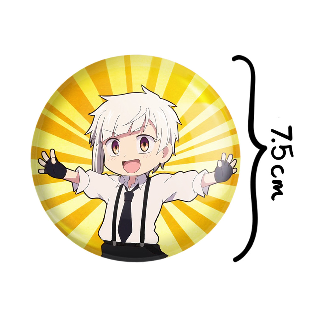 آینه جیبی خندالو طرح آتسوشی انیمه سگ های ولگرد بانگو مدل تاشو کد 15630