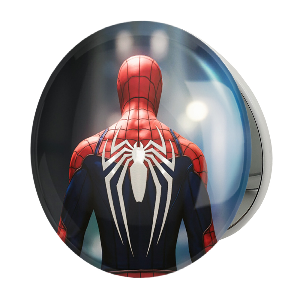 آینه جیبی خندالو طرح مرد عنکبوتی Spider Man مدل تاشو کد 13159 