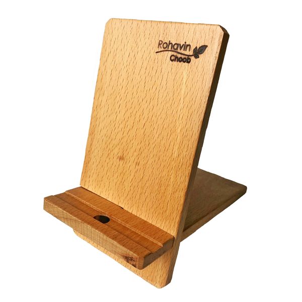 پایه نگهدارنده گوشی موبایل و تبلت مدل چوب راش