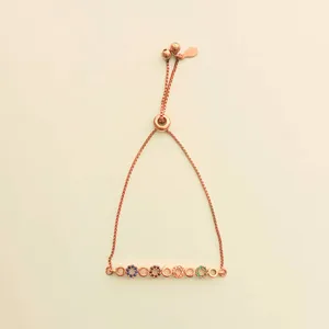 دستبند نقره زنانه مدل آسانسوری کد P400