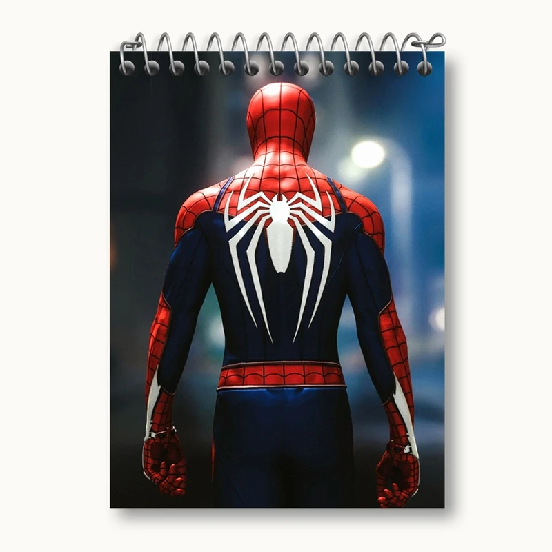 دفتر یادداشت 50 برگ خندالو مدل مرد عنکبوتی Spider Man کد 13159