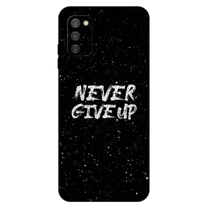 Megafone Never give up 1871 Cover For Samsung Galaxy A03S