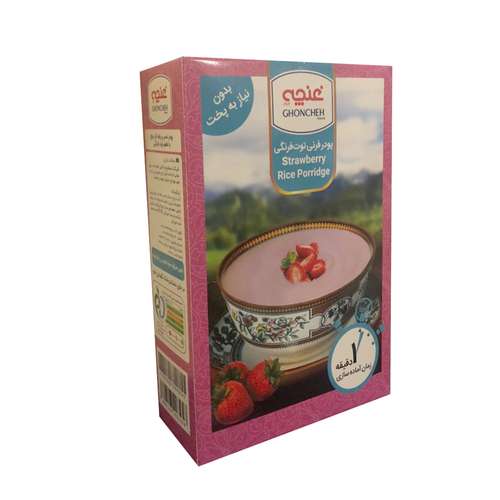 فرنی توت فرنگی غنچه - 200 گرم