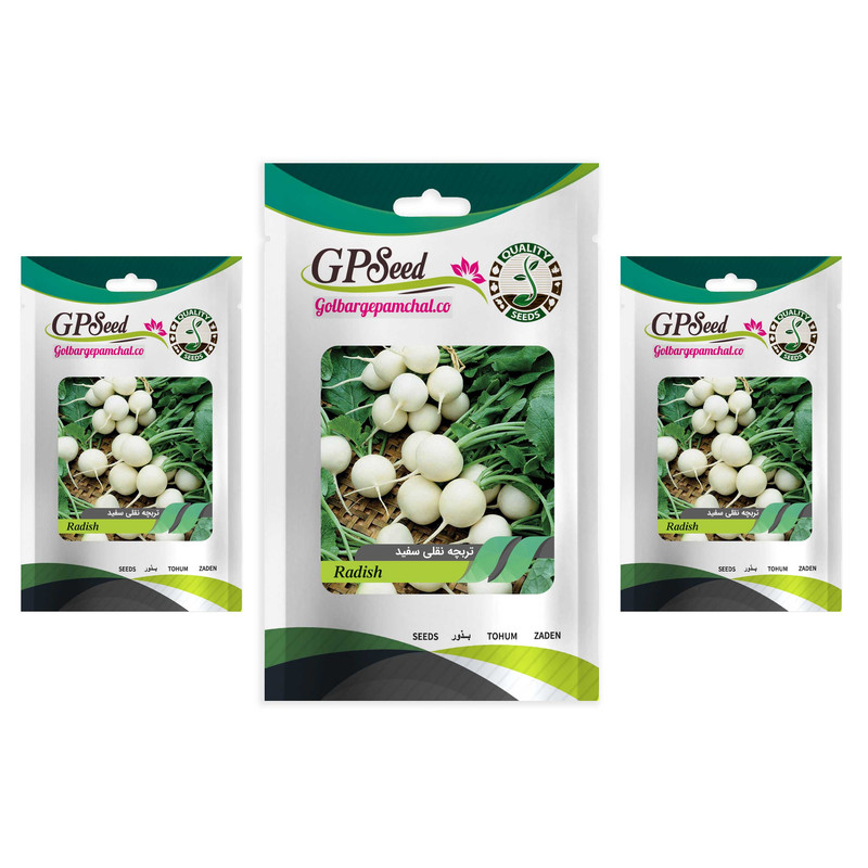 بذر تربچه نقلی گلبرگ پامچال کد GPF-144 مجموعه 3 عددی