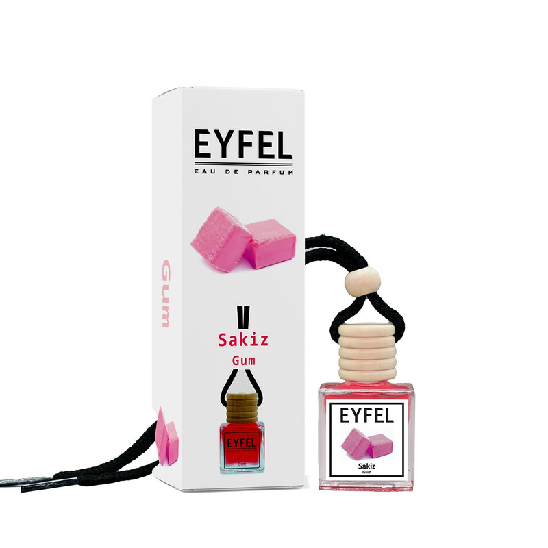 خوشبوکننده خودرو ایفل مدل اقیانوس و آدامس کد Ocean-Gumحجم 10میلی‌لیتر بسته 2 عددی