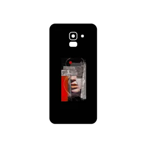 MAHOOT Collage of Mouth Cover Sticker for Samsung Galaxy J6