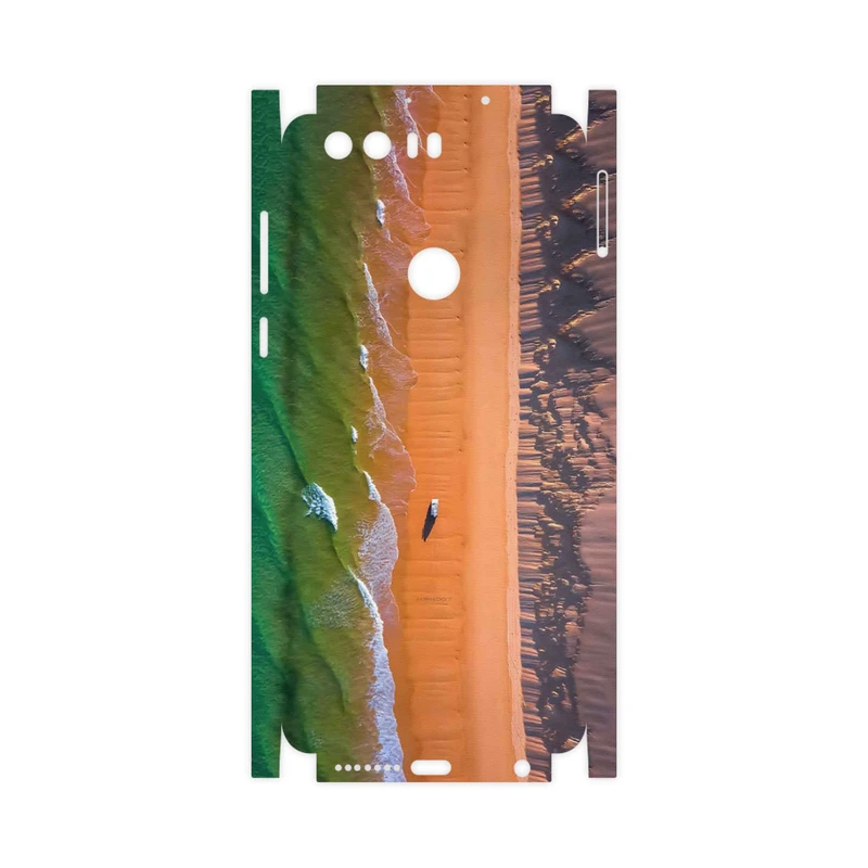 برچسب پوششی ماهوت مدل Beach and Green Sea-FullSkin مناسب برای گوشی موبایل آنر 8