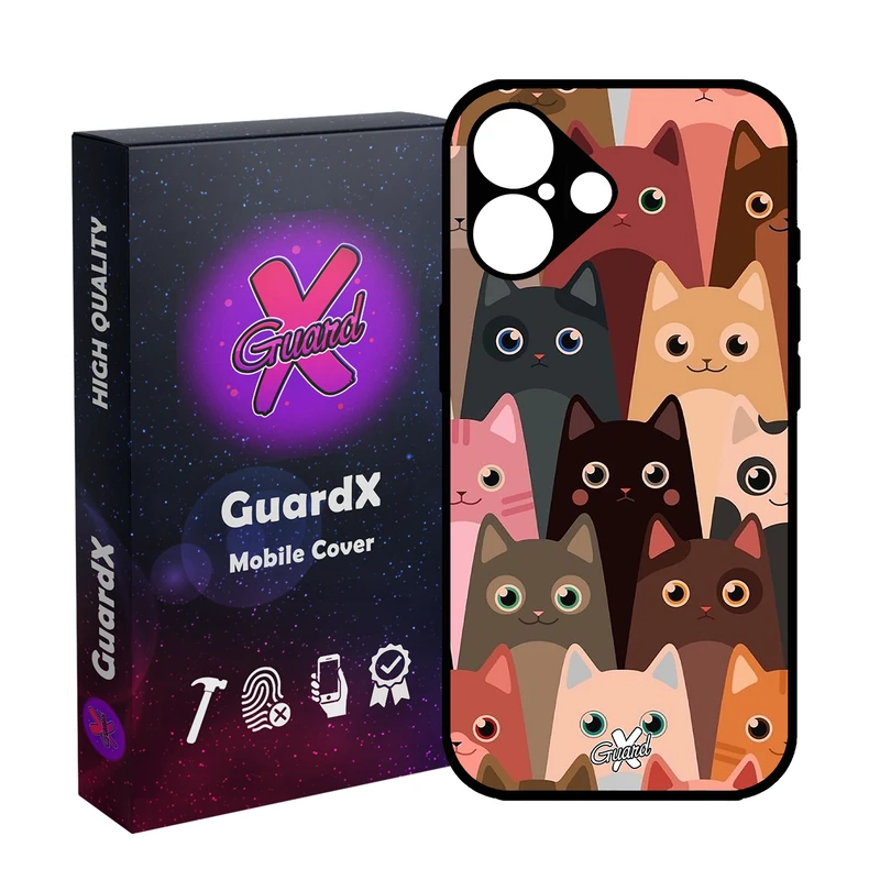 کاور گارد ایکس طرح Cat مدل 10067 مناسب برای گوشی موبایل اپل iPhone 16