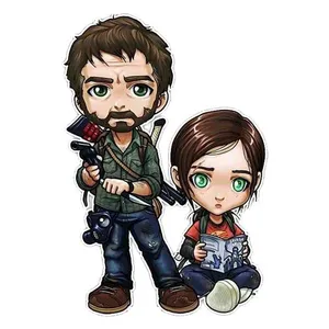 استیکر پارچه و لباس پاد آفرین مدل سریال آخرین باز مانده از ما  The last of us کد 101
