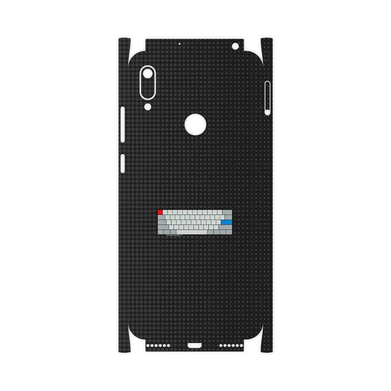 برچسب پوششی ماهوت مدل Minimal Keyboard Icon-FullSkin مناسب برای گوشی موبایل هوآوی Y6 Prime 2019