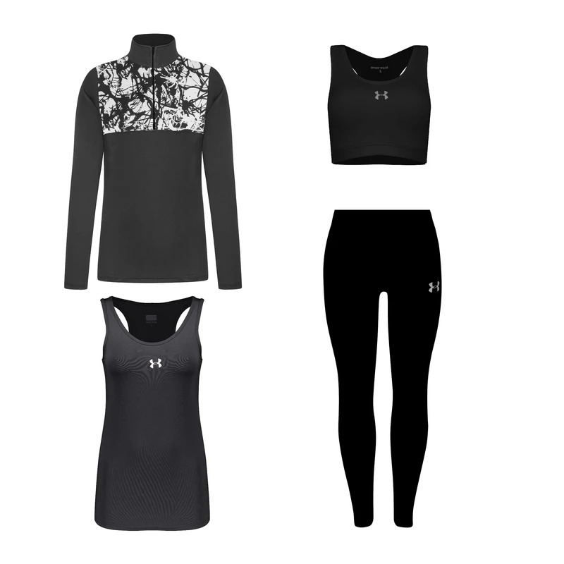 ست چهار تکه لباس ورزشی زنانه مدل 4101-1801-276-9101