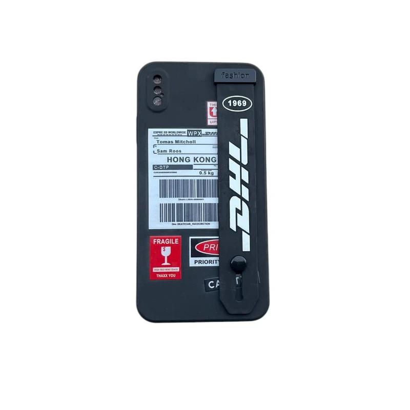 کاور مدل سیلیکونی دستبندی طرح DHL مناسب برای گوشی موبایل اپل  Iphone XS max