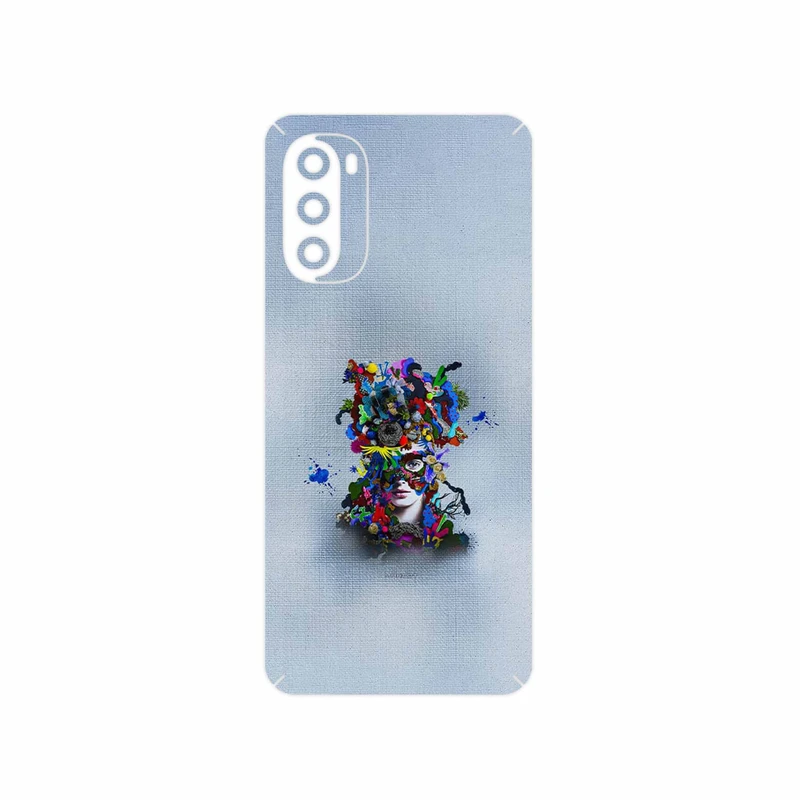 برچسب پوششی ماهوت مدل Collage of surreal Portrait of Women 4 مناسب برای گوشی موبایل موتورولا Moto G52