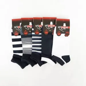 جوراب مدل خط دار کد 02 بسته 5 عددی