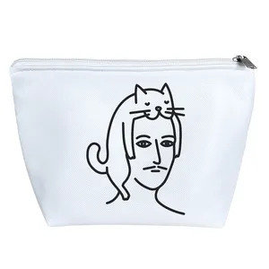 کیف لوازم آرایش دخترانه خندالو مدل گربه خانگی کد 6946