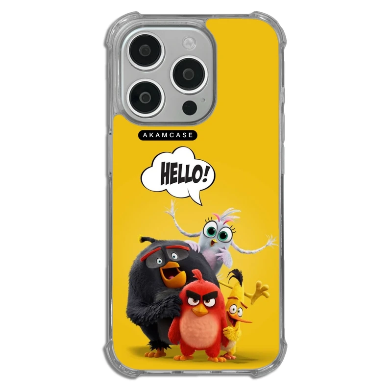 کاور آکام مدل AMCWTA15PRO-ANGRY BIRDS17 مناسب برای گوشی موبایل اپل iPhone 15 Pro