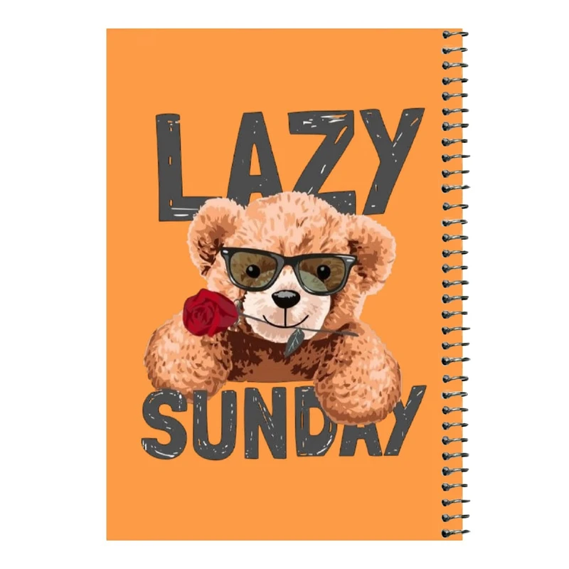 دفتر مشق 80 برگ اس جی مدل تدی گل    