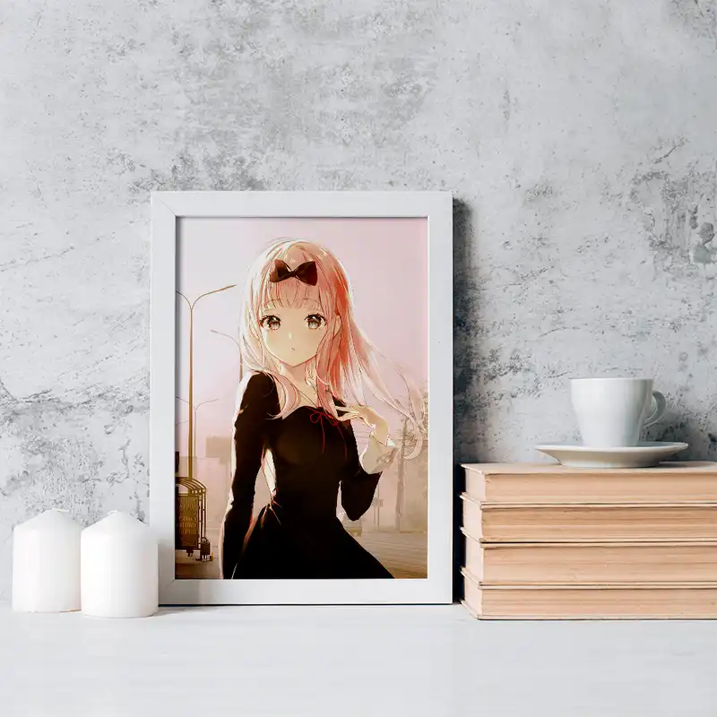 تابلو خندالو مدل چیکا چان انیمه کاگویا ساما کد 15997