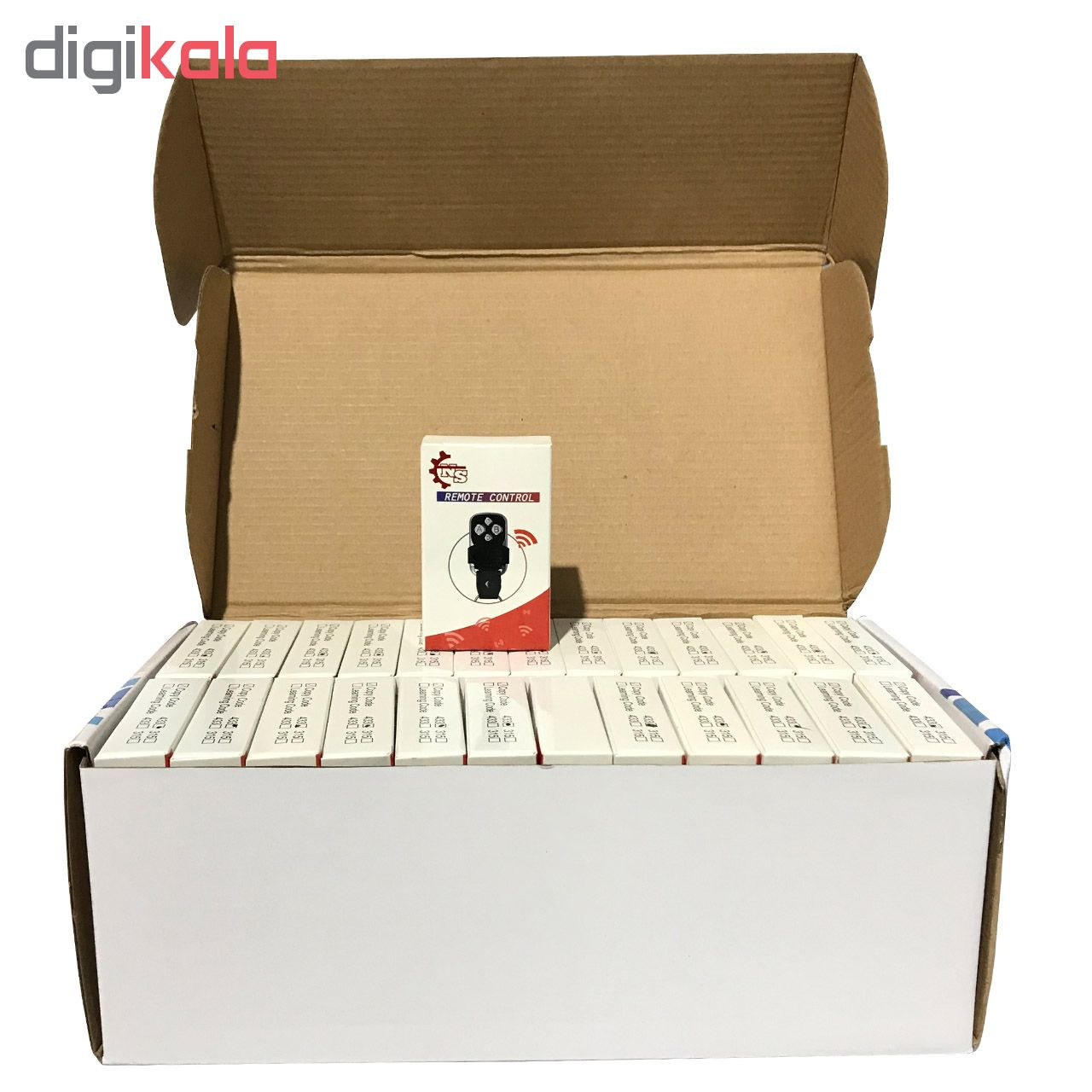 ریموت بلوتوثی در پارکینگ ان اس کد 433 بسته 50 عددی به همراه باتری داخل دستگاه