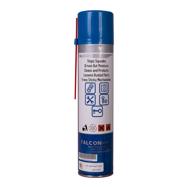 اسپری روان کننده فالکون مدل WD-40 حجم 300 میلی لیتر اسپری روان کننده فالکون مدل WD-40 حجم 300 میلی لیتر