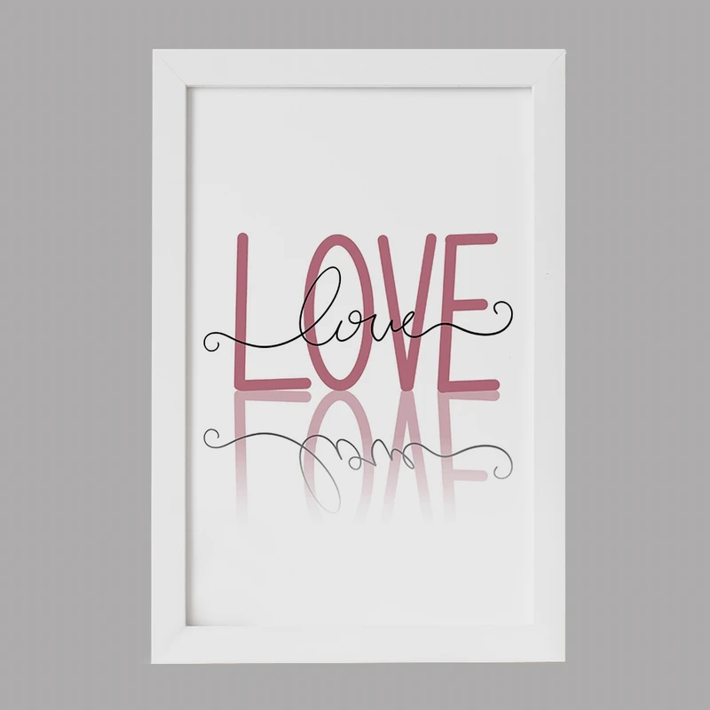 تابلو خندالو مدل عاشقانه (Love) کد F1539