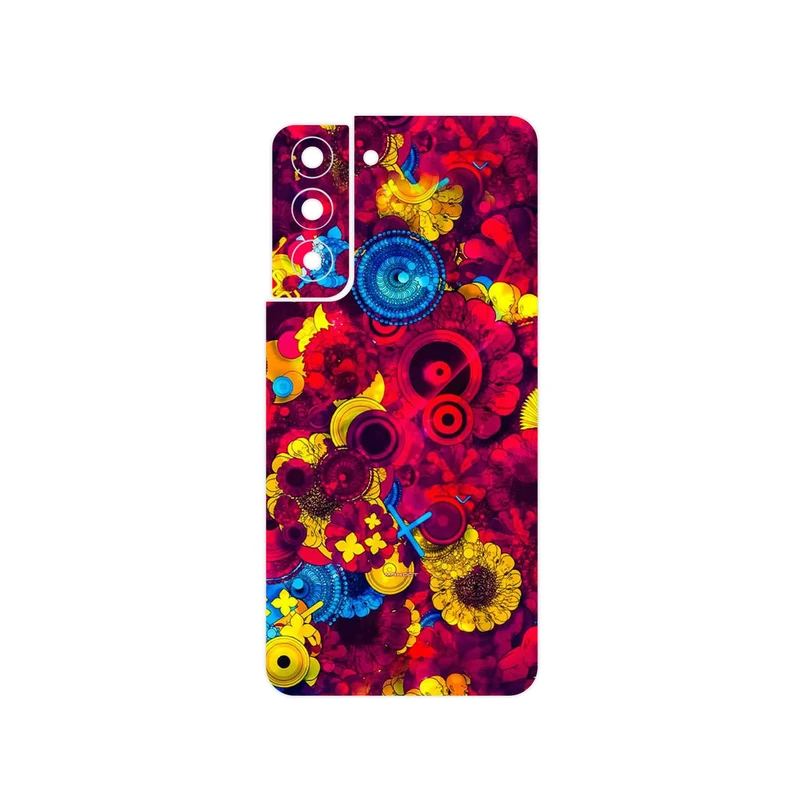 برچسب پوششی ماهوت مدل Vector Flower Garden Digital Art مناسب برای گوشی موبایل سامسونگ Galaxy S21 FE 5G