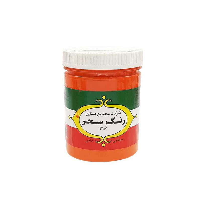 رنگ پلاستیک نارنجی سحر مدل 850 وزن 750 گرم
