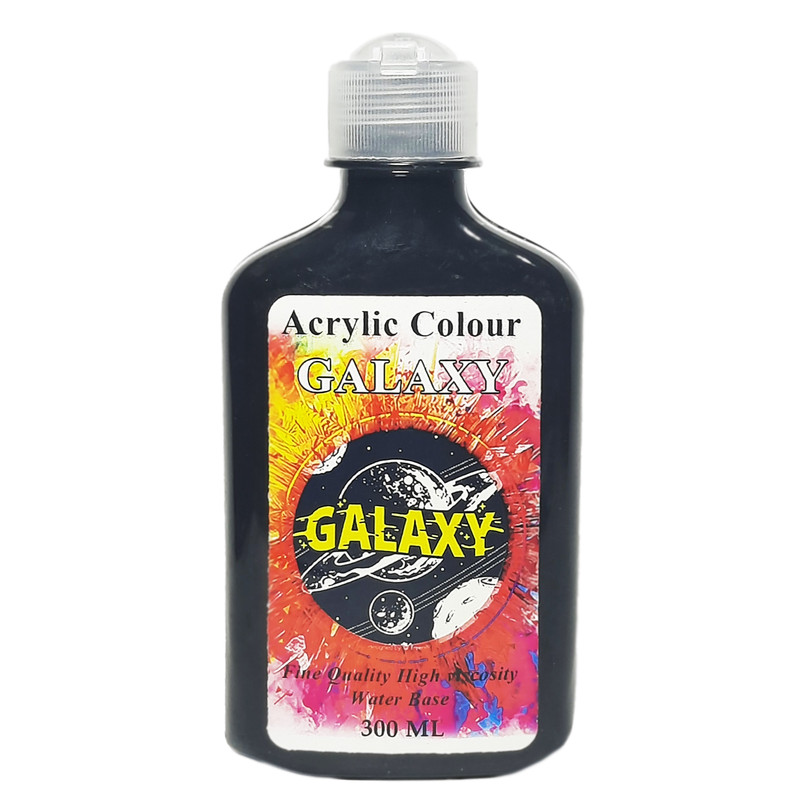 رنگ اکریلیک گلکسی مدل artist حجم 300 میلی لیتر