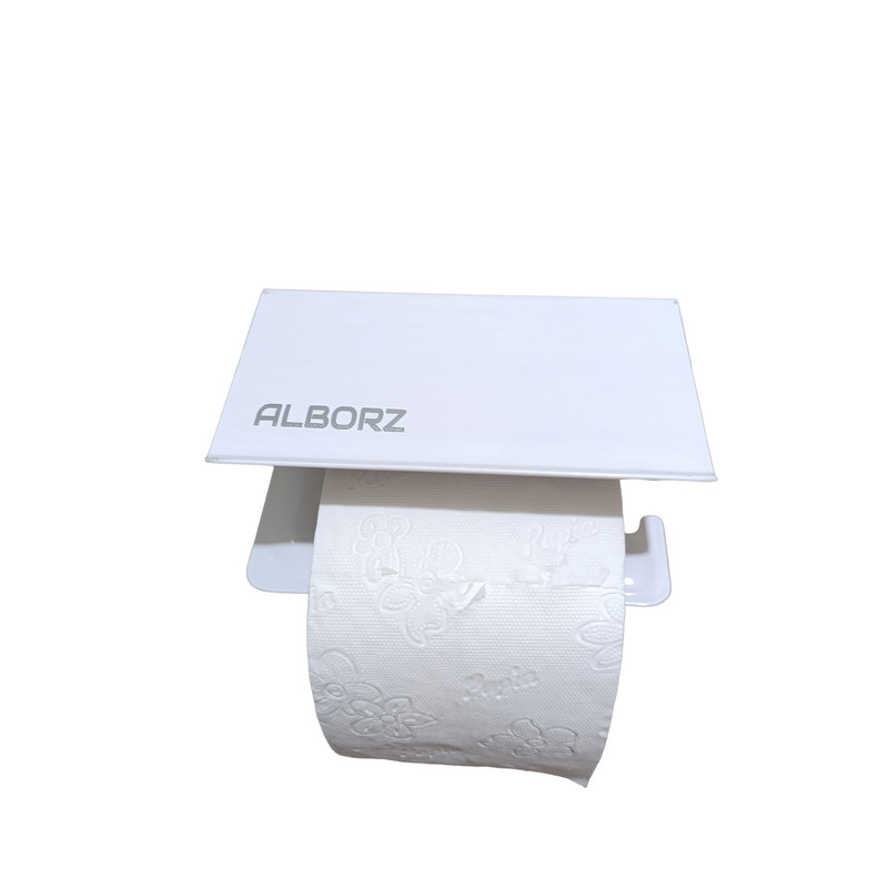 پایه رول دستمال توالت البرز مدل فلزی