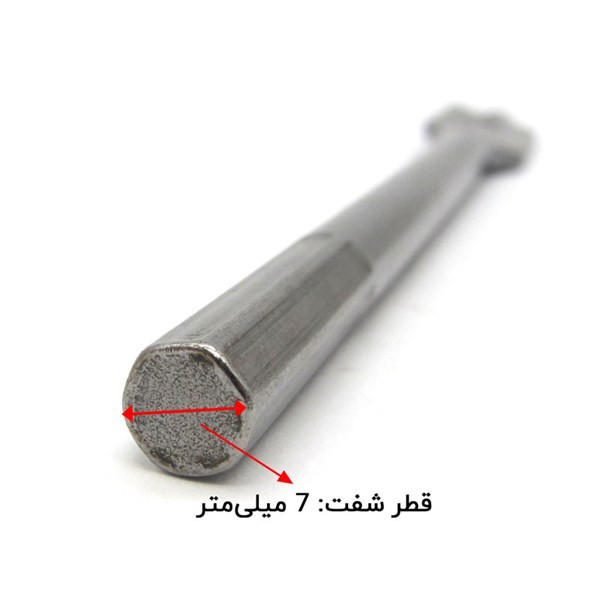 مته ولف مدل برگی کد T24 سایز 24 میلی متر