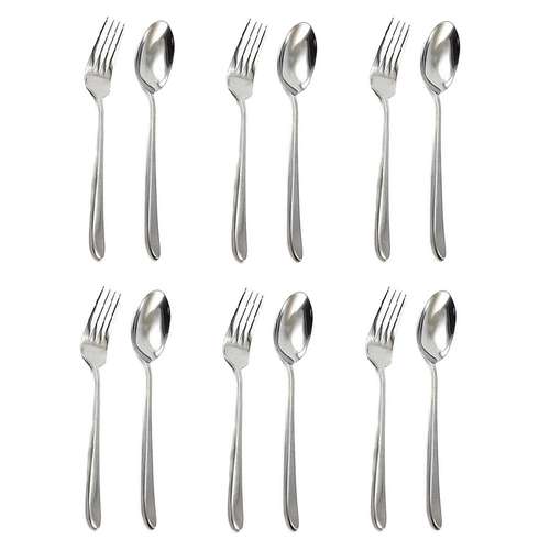 سرویس قاشق و چنگال 12 پارچه مدل دونا 