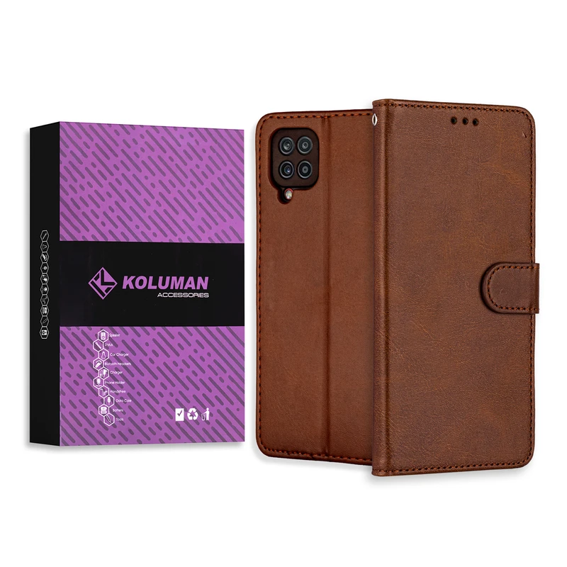  کیف کلاسوری کلومن مدل CALF SKIN مناسب برای گوشی موبایل سامسونگ GALAXY A12 
