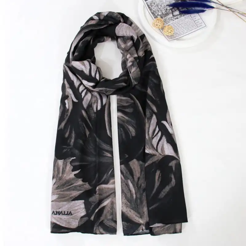 شال زنانه مدل نخی پاییزی طرح جدید مزونی کد ana-2603