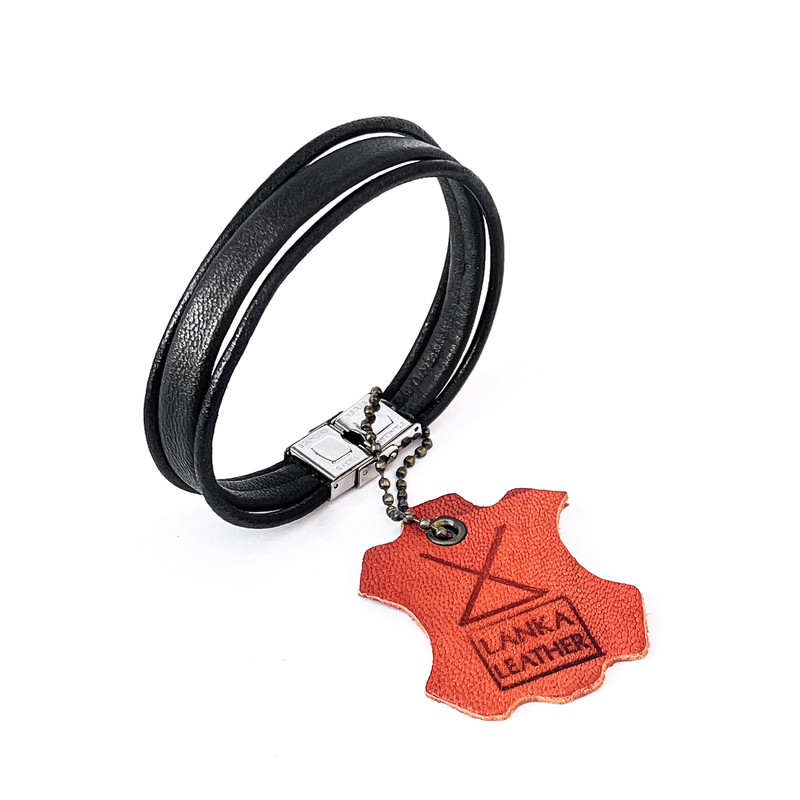 دستبند چرم لانکا مدل BB-17 دستبند چرم لانکا مدل BB-17