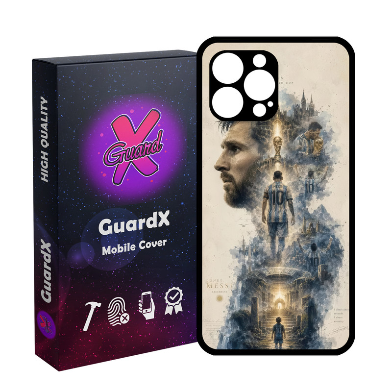 کاور گارد ایکس طرح لیونل مسی آرژانتین مدل 11125 مناسب برای گوشی موبایل اپل iPhone 12 Pro