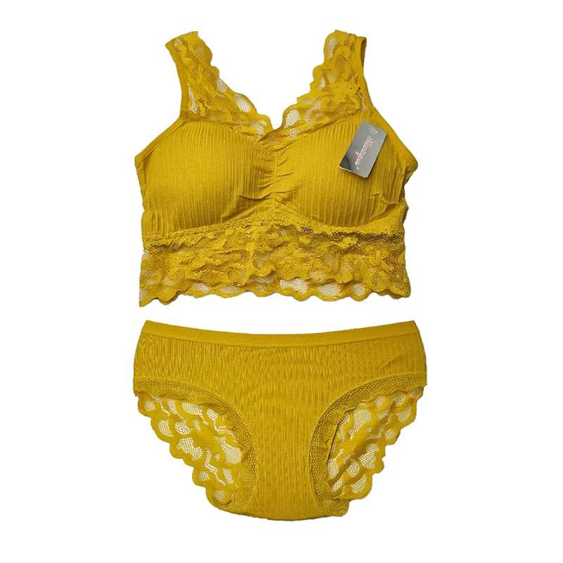  ست شورت و نیم تنه زنانه مدل گیپور دار کبریتی