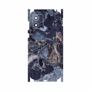 MAHOOT Broken black marble-FullSkin Cover Sticker for Motorola Moto E13