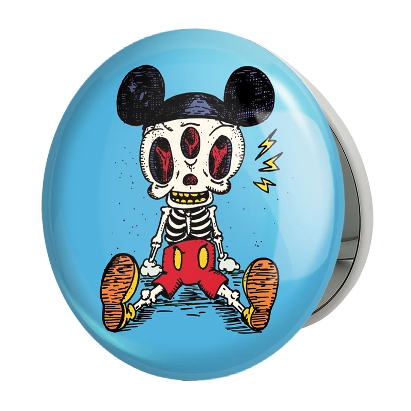 آینه جیبی خندالو طرح عروسک ترسناک مدل تاشو کد 1518 