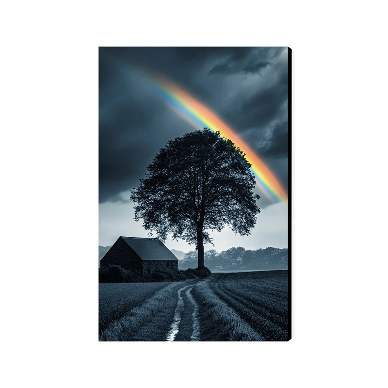 تابلو شاسی عرش مدل فانتزی منظره جاده کد As4524