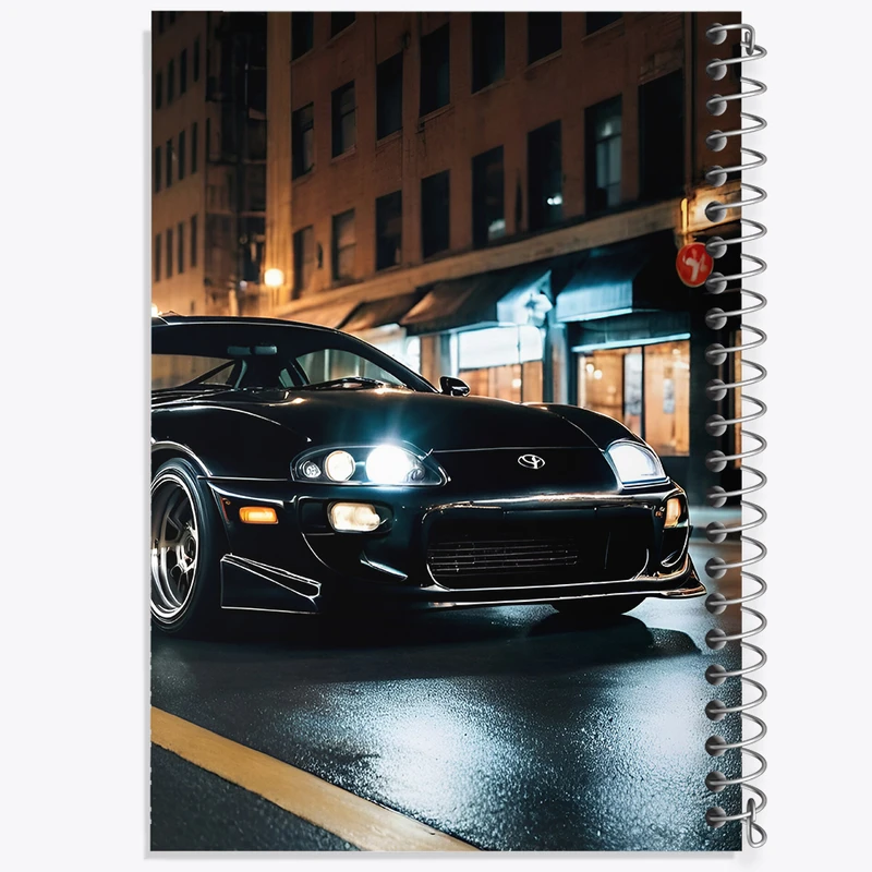 دفتر ژورنال نویسی 50 برگ خندالو مدل نقطه ای طرح ماشین اسپرت کد F5223