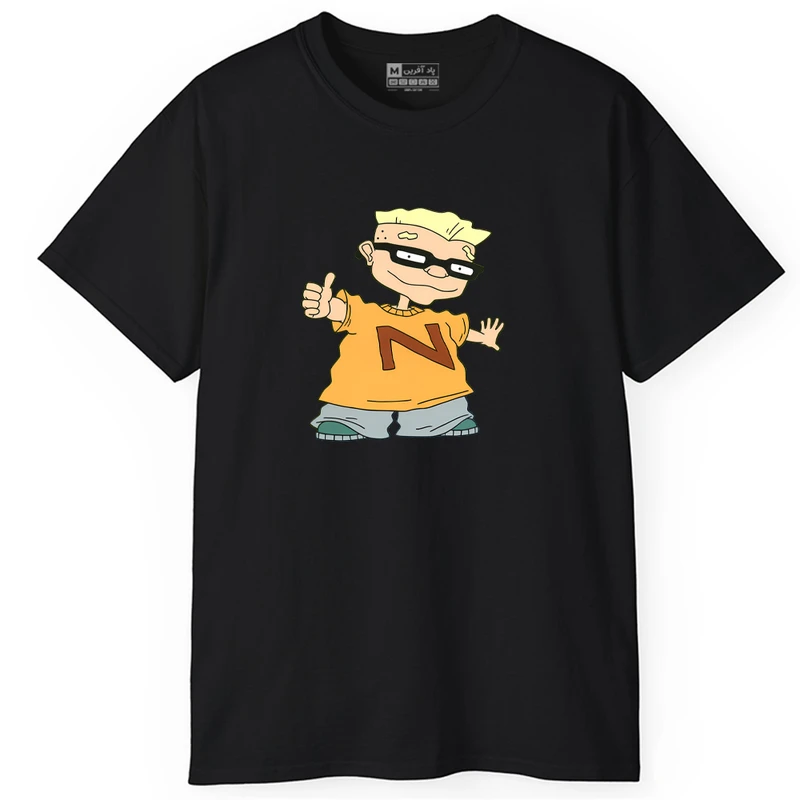 تی شرت آستین کوتاه مردانه پاد آفرین مدل کارتونی راگرتز کد PT123