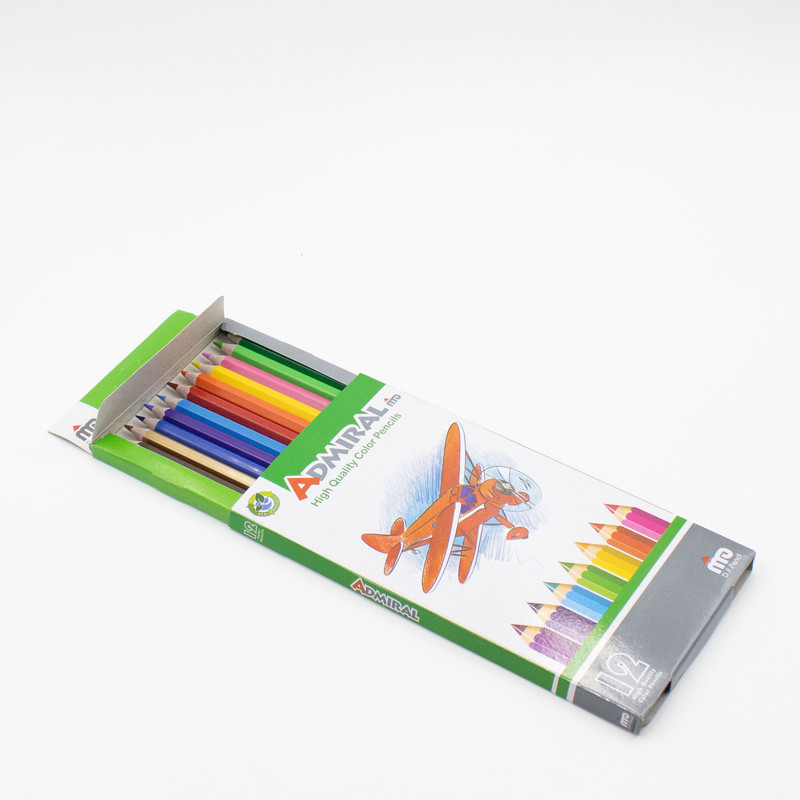 مداد رنگی 12 رنگ ادمیرال مدل 103