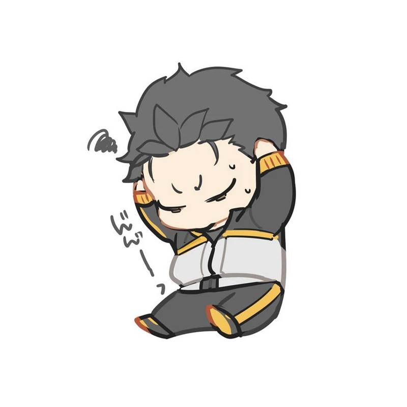 استیکر لپ تاپ و موبایل مدل انیمه طرح ری:زیرو  ناتسوکی سوبارو Re:ZERO Natsuki Subaru کد 5375