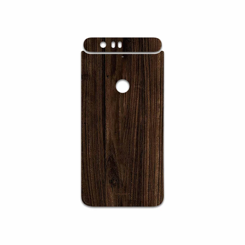 برچسب پوششی ماهوت مدل Dark Walnut Wood مناسب برای گوشی موبایل گوگل Nexus 6P