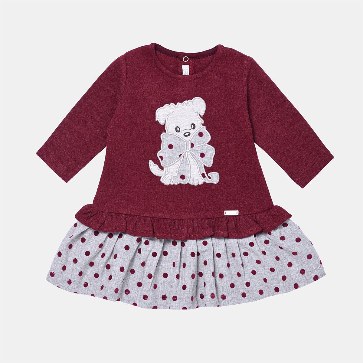 پیراهن نوزادی فیورلا مدل خرس خالدار کد 21523 -  - 3