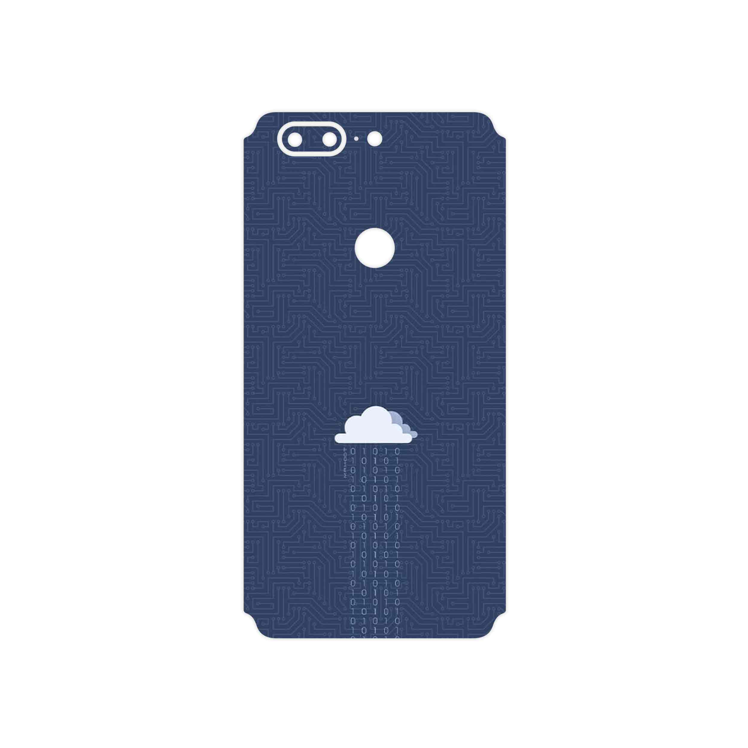برچسب پوششی ماهوت مدل Minimal Data Cloud مناسب برای گوشی موبایل وان پلاس 5T