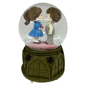 گوی موزیکال مدل پمپی Love طرح طاق عشق کد PB4106